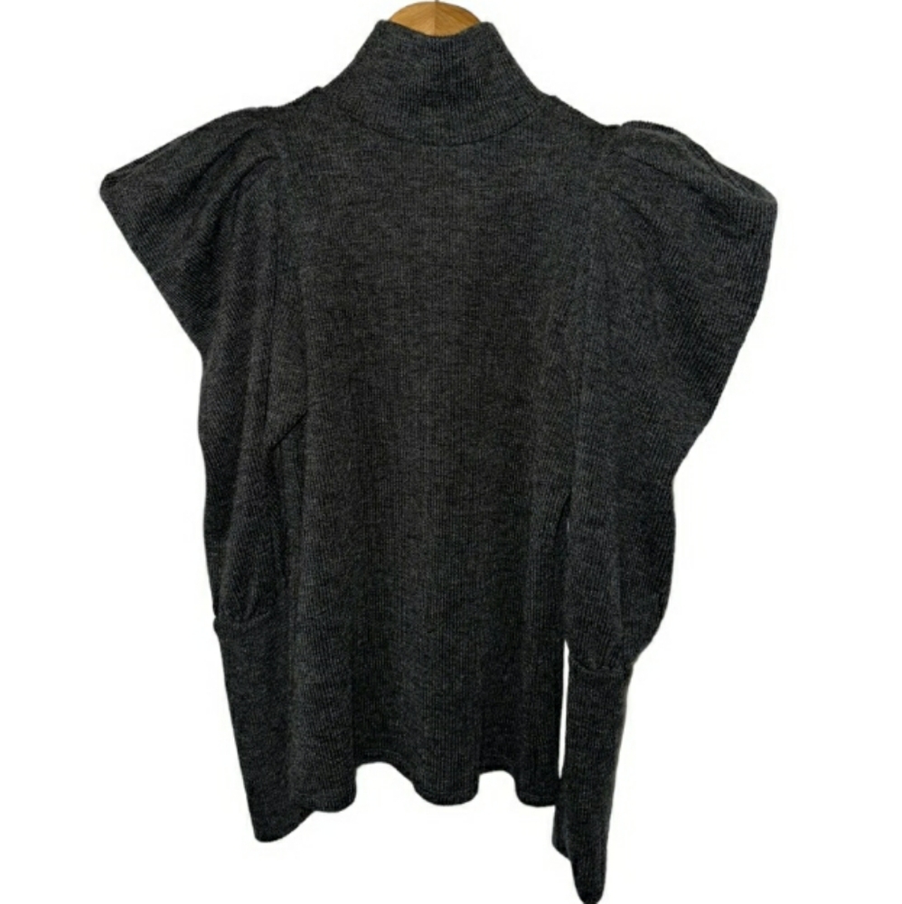 Express Puff Sleeve Mock Neck Sweater Size XS